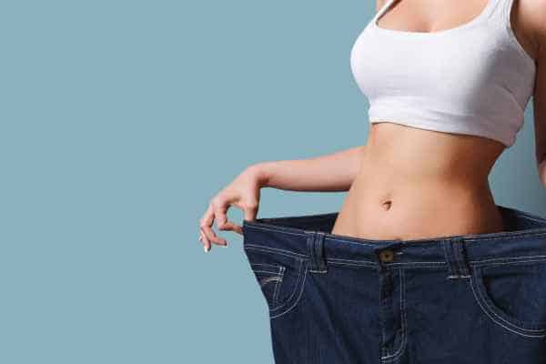 woman after fat reduction treatment Bellshill