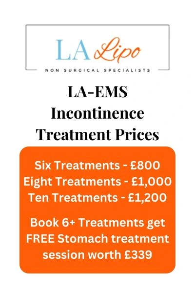 LA-EMS Incontinence Treatment Prices Bellshill