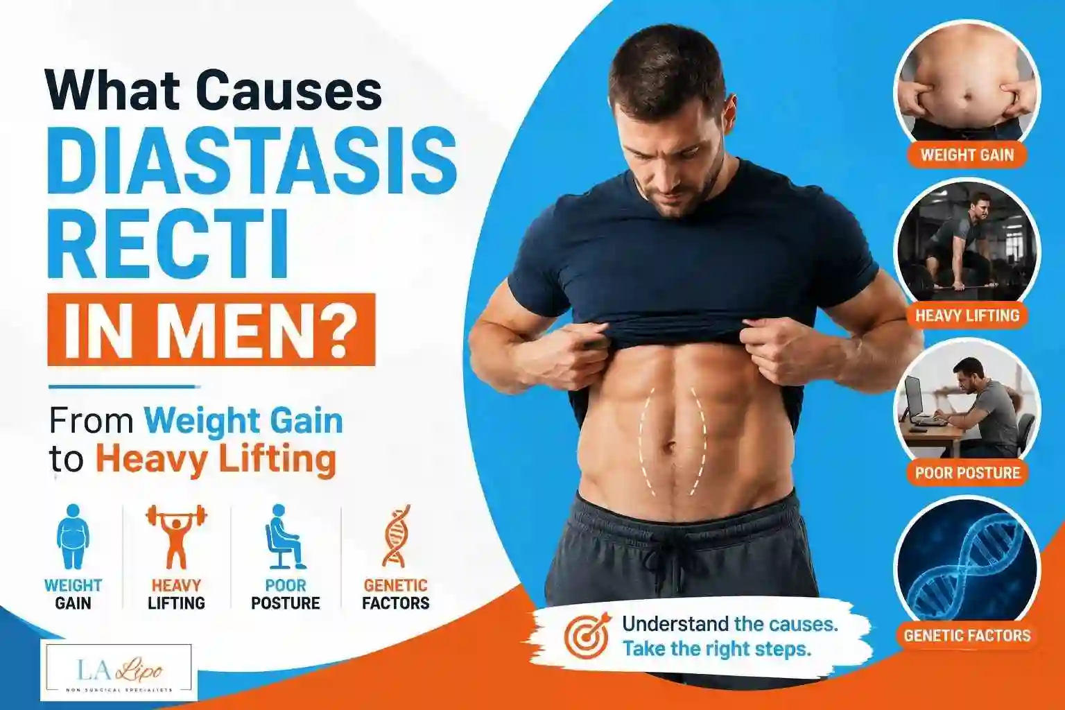 What Causes Diastasis Recti in Men? From Weight Gain to Heavy Lifting Bellshill
